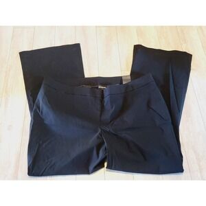 Lane Bryant 28‎ Tall Cropped Pants Chinos Black Wide Leg 3X/4X Stretch NWT